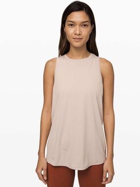 Women’s Lululemon All Tied Up Tank In Pink Bliss Size 10